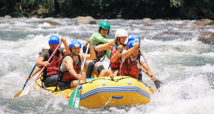 White water rafting in Costa Rica