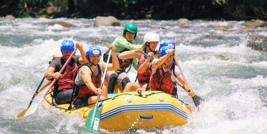 White water rafting in Costa Rica