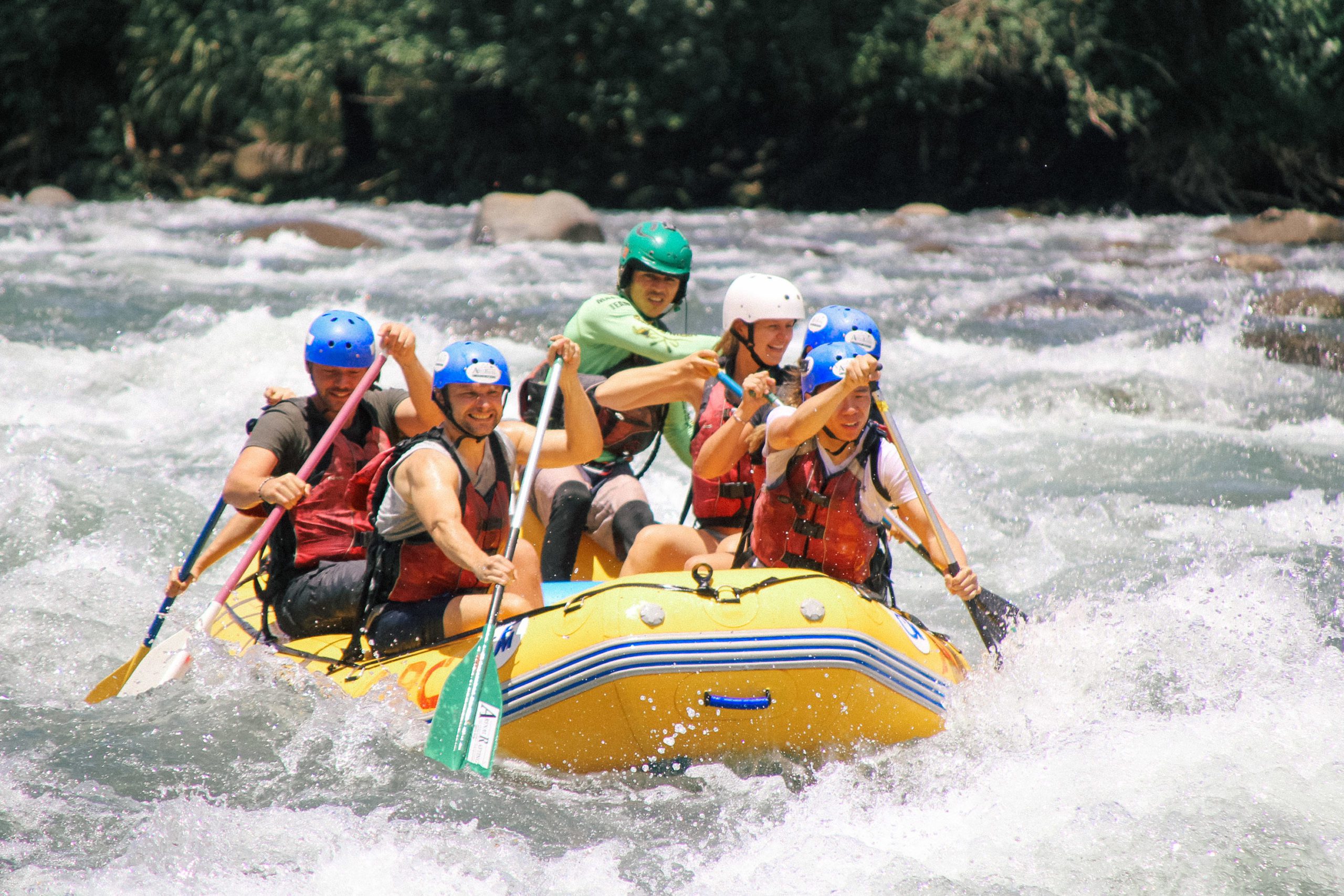 White water rafting in Costa Rica