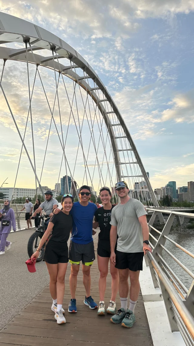 Week 10 | This is your sign to go on a spontaneous run to explore the city with friends! If you made it to the end jump scare, you’re welcome for the entertainment 🤣 

Well this is crazy to say but we’re reaching the last month and a half of our @squamish50 ultra training !! 

And what better way to get through it than with a 160km relay race @sinister_sports with @seeandbewilder next week? 🏔️🏃🏻‍♀️🏃🏻💨

We’re bracing ourselves for a weekend of no sleep while our team runs for 30 hours up 7 mountains, but type 2 fun is where we thrive 🤪 STAY TUNED to see if we survive 😆 

Being in different cities and travelling a lot during a training cycle is NOT ideal but we’re grateful that it’s allowed us to run with friends in beautiful places ❤️ 

And if you’ve been following our run challenge series, I guess you could say the challenge for this run was to put on our shoes, get lost in the Edmonton River Valley, and somehow find ourselves ice cream 🤣 

So have we convinced you to go on a run adventure with friends? 
.
.
.
.

#runningcouple #adventurepeople #trailrunners